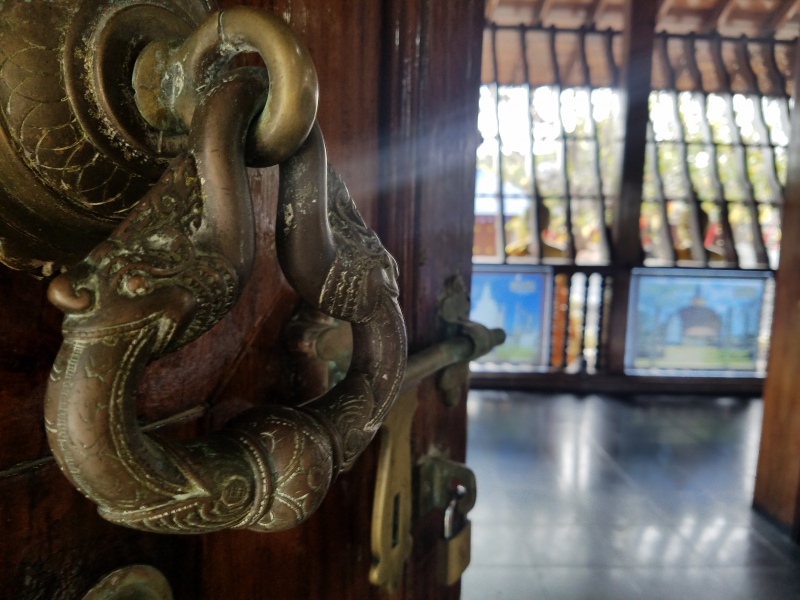 Sri Lanka - ornate doorknob